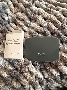 Rolodex Electronics RF-8001 Personal Organizer in Gray passwords addresses notes